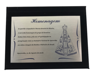 Placa de homenagem – M01