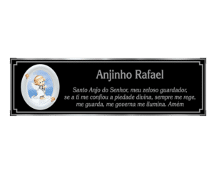 Placa de túmulo inox invertido – M13